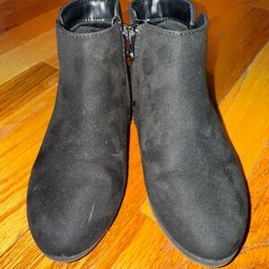 Black Suede Ankle Boots